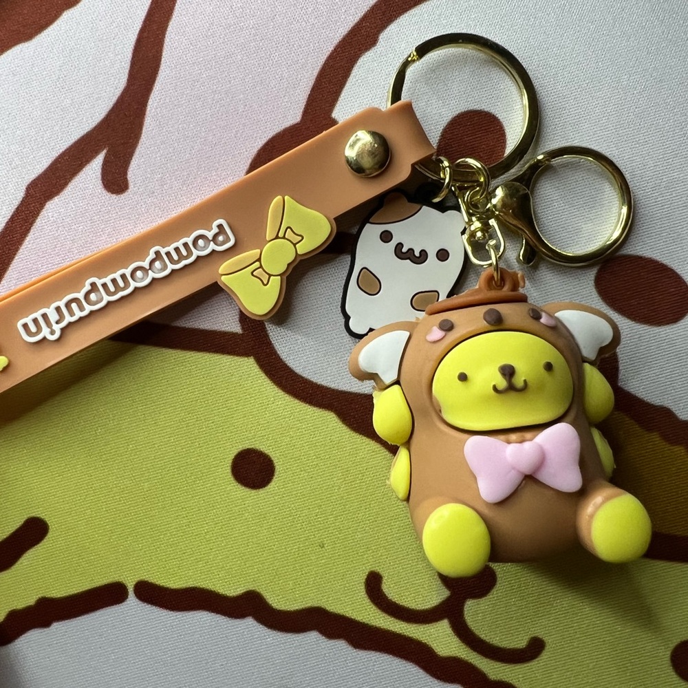 Koala Pompompurin keychain